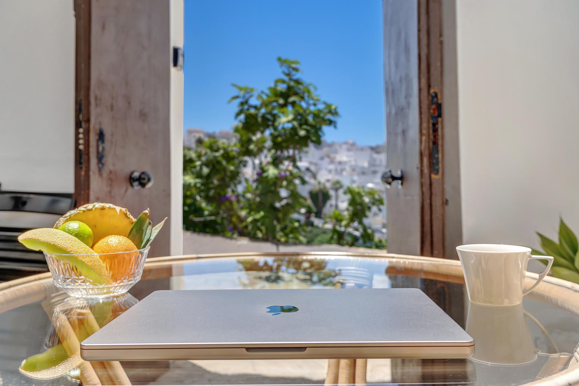 Patio de un piso en Vejer de la Frontera, Andalucía