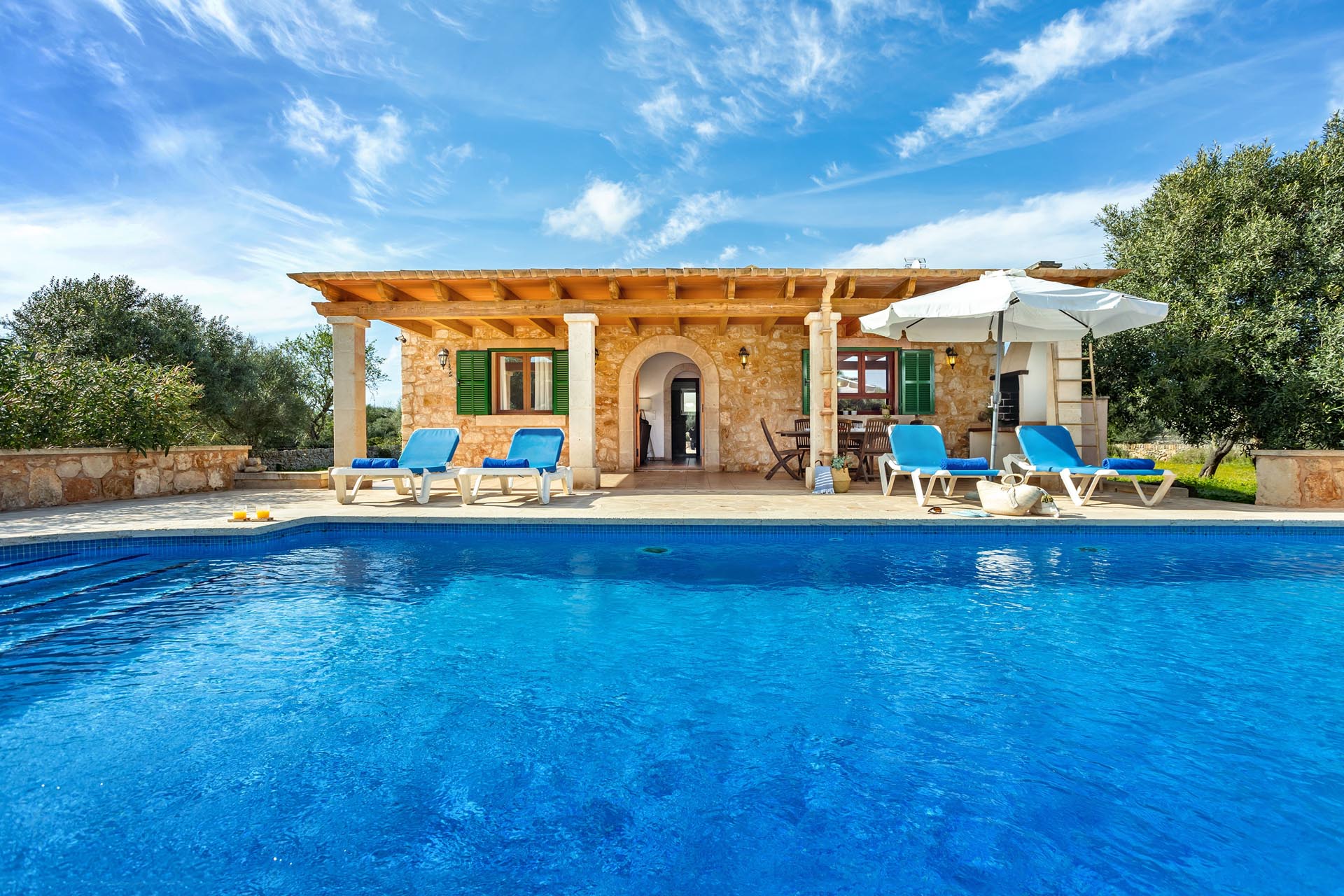 Finca con piscina en Santanyí, Mallorca